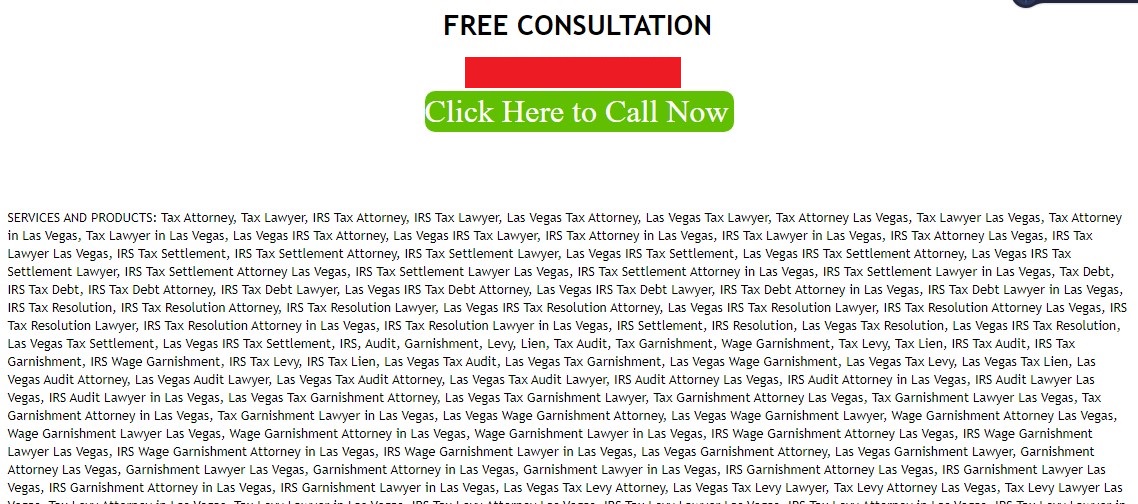 example of keyword stuffing in content on website